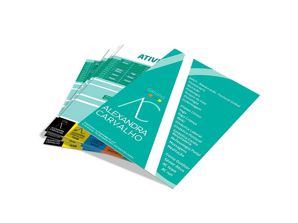 AC Terapias - Rebranding, brochura
